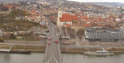 Imagen de vista previa de la cámara web Bratislava - bridge SNP